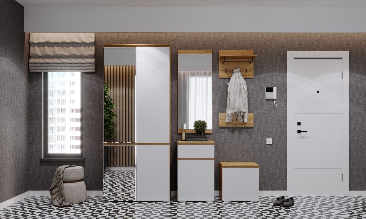 Гретта (Дуб крафт золотой/Белый)