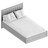 Кровать Вита 1.2 с настилом (Силк маус серый)