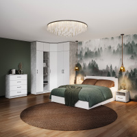 Чикаго спальня с угл шк ателье св_белый Чикаго спальня с угл шк ателье св_белый