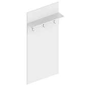 Панель под вешалки Вита 800 (Белый лофт/Софт айс)