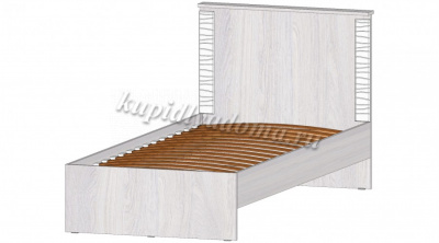 Кровать Ривьера 0.9 (Анкор светлый)