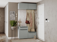 прихожая Люмьер_дуб сонома_шиншилла серая_композиция 8 с антресолью прихожая Люмьер_дуб сонома_шиншилла серая_композиция 8 с антресолью