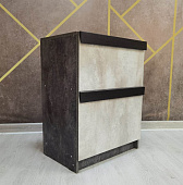 Обувница Лайф (Бетон темный/Бетон светлый)