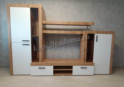 Гостиная Онтарио (Дуб вотан/Белый)