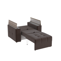 Дива кровать Нави_открытый_Коричневый