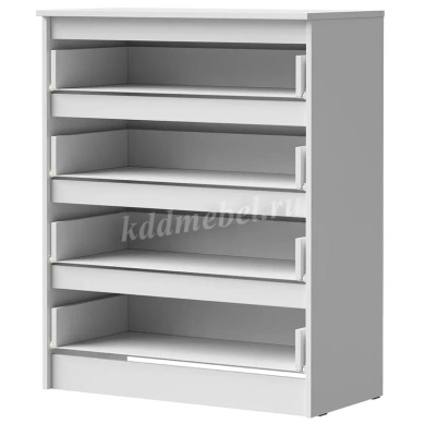 Комод Лето-4 0.8 (Белый)