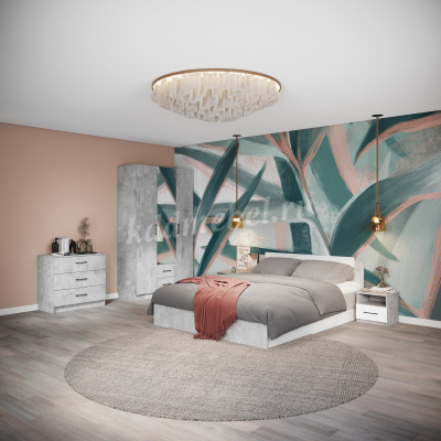 Шкаф 2д Чикаго (Ателье светлый)