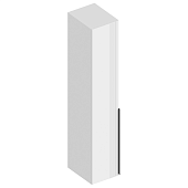 Пенал Вита с полками 400*520*2200 (Белый лофт/Софт айс)