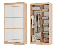 Шкаф-купе Сакура 1.14 (Дуб сонома/Белый)