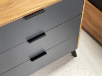 Комод Адам элемент 1 дуб крафт графит Комод Адам элемент 1 дуб крафт графит