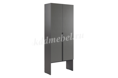 Шкаф 2дв. Баско L800 (Графит)