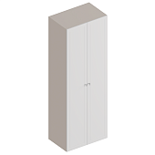 Шкаф 2ств. Лорэн для одежды (Тефия/Софт айс)