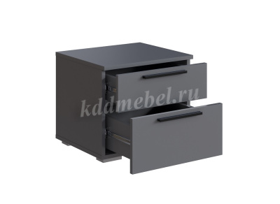 Тумба прикроватная Люмьер (Графит)