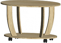 Стол журнальный Овальный (Дуб сонома)