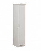 Пенал Прага-1 с карнизом (Ясень анкор белый)