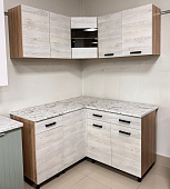 Кухня угловая 1,4*1,4 Алиса Loft комп №2 (Дуб сонома/Сосна белая)