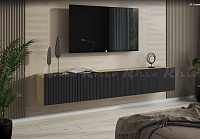 Тумба под ТВ Кантри-1 (Дуб сонома/Угольный софт фреза)