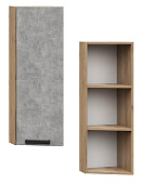 Шкаф верхний торцевой ШВТ 920*300 Кухня Юлия (Дуб сонома)