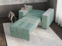 кресло кровать виконт разложенное в интерьере