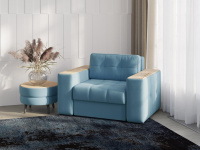 Кресло Кровать Нави_СветлоГолубой