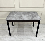 Стол обеденный Лидер Пластик (Бетон/Опоры черные)