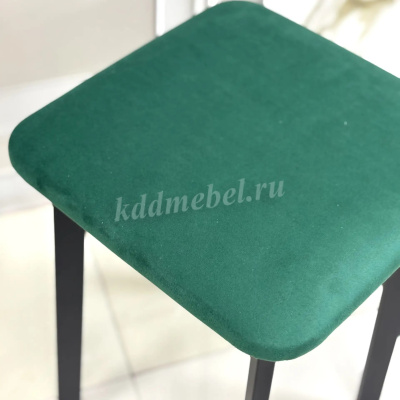 Табурет Френк (Изумруд велюр/Черный)