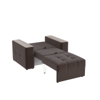 Кресло кровать Виконт открытый_ Коричневый