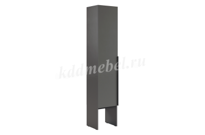 Шкаф 1дв. Баско L400 (Графит)