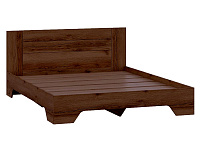 Кровать Квадро-10 1.6 (Дуб Делано темный)