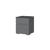 Тумба прикроватная Плейона спальня (Графит серый)