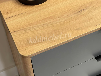 Комод Адам (Дуб крафт золотой/Графит)