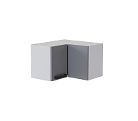 Шкаф верхний угловой УВП-2 360 кухня Бомбей (Белый/Сандал Серый)