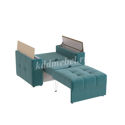 Кресло-кровать Нави (Бирюза/Клен кремовый)